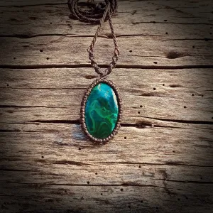 Malachite necklace