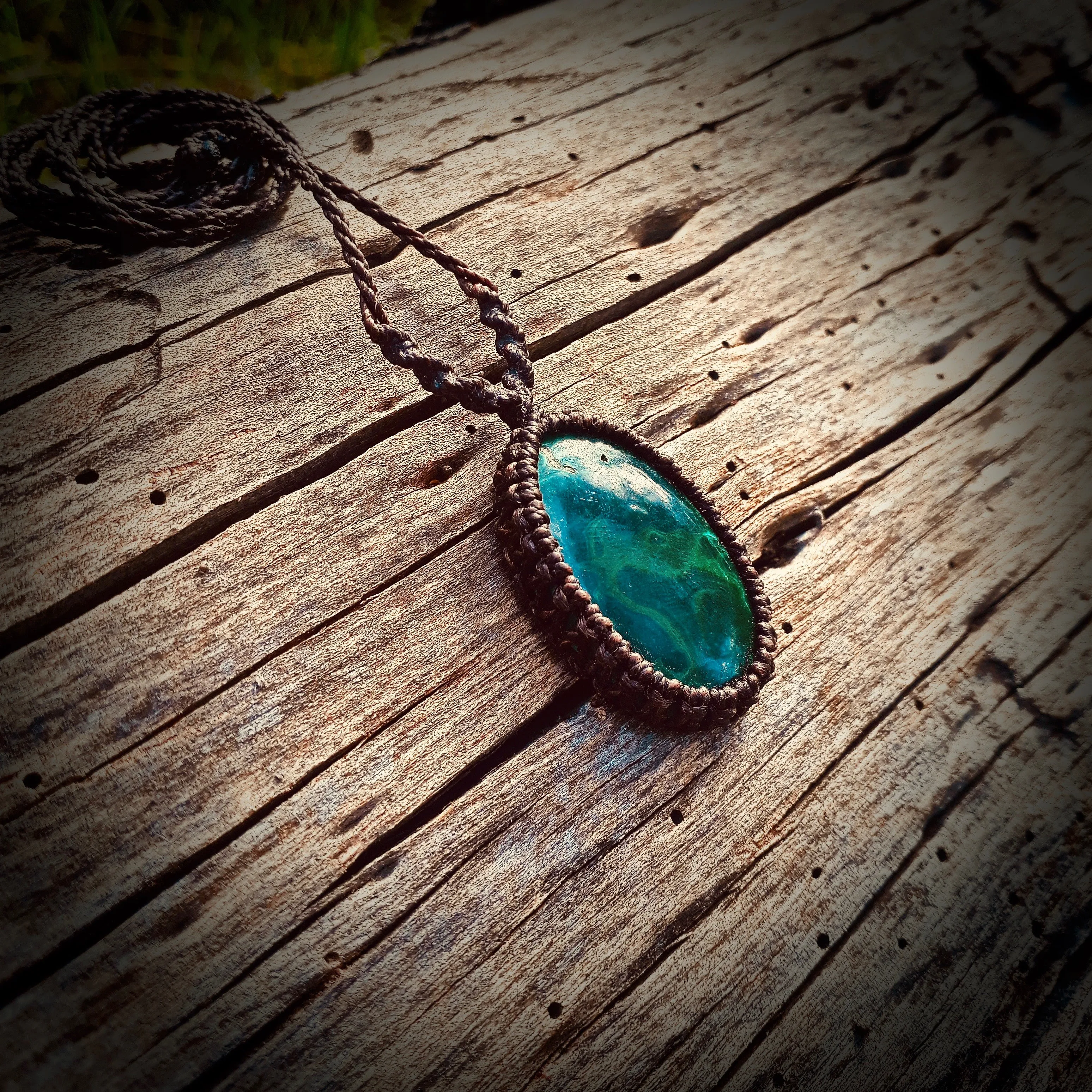 Malachite necklace