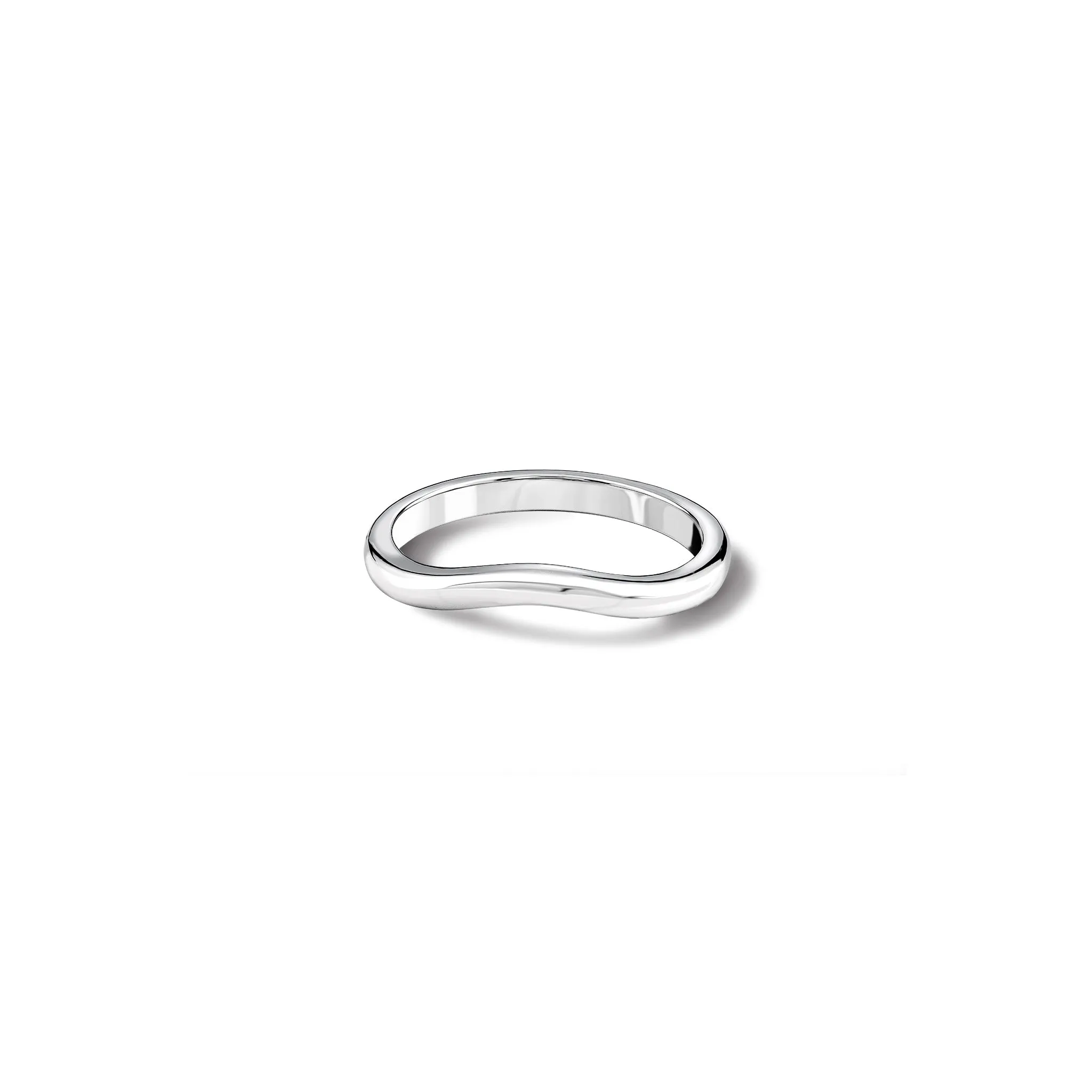 Mia Wedding Band 18ct White Gold