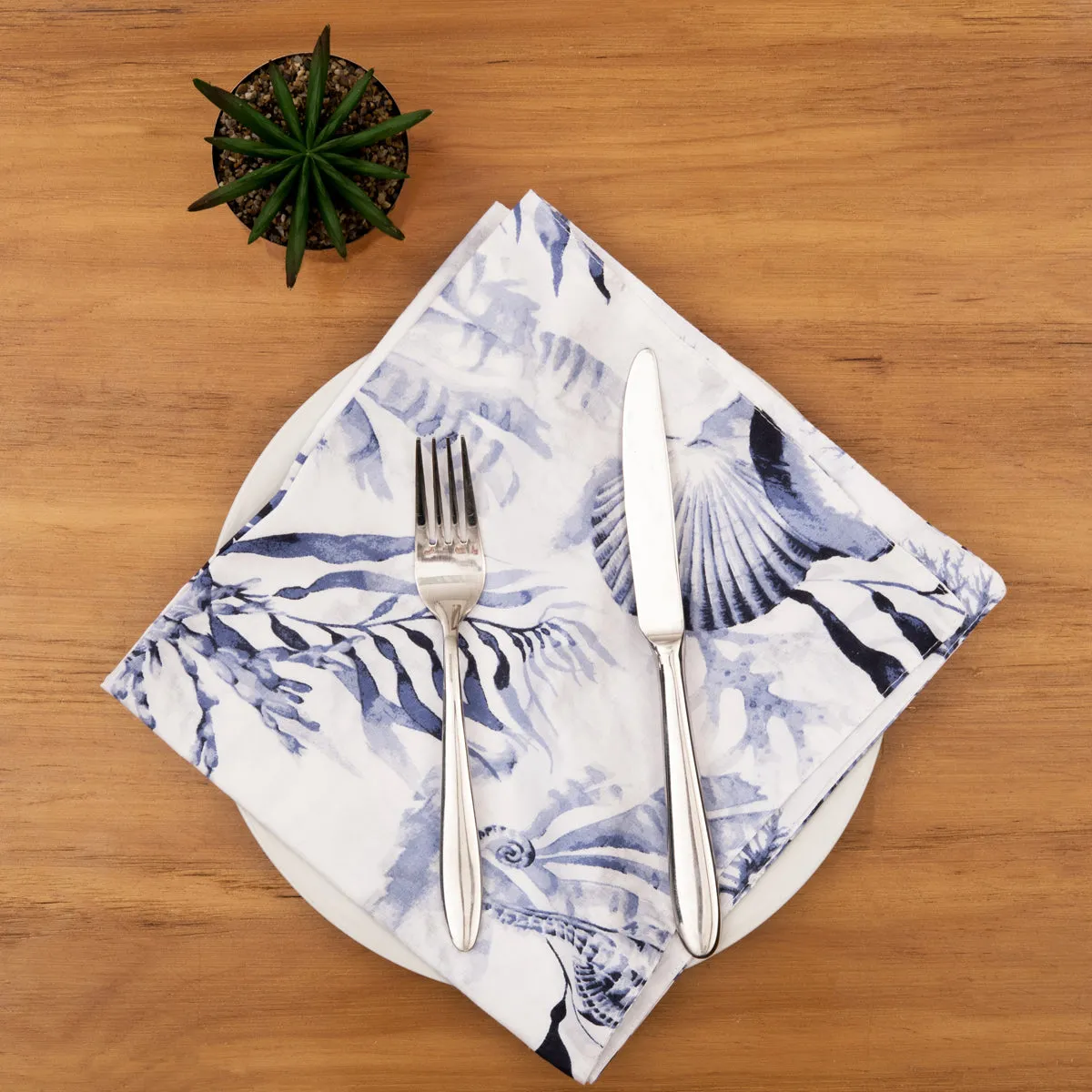 Midnight Lagoon Table Linens