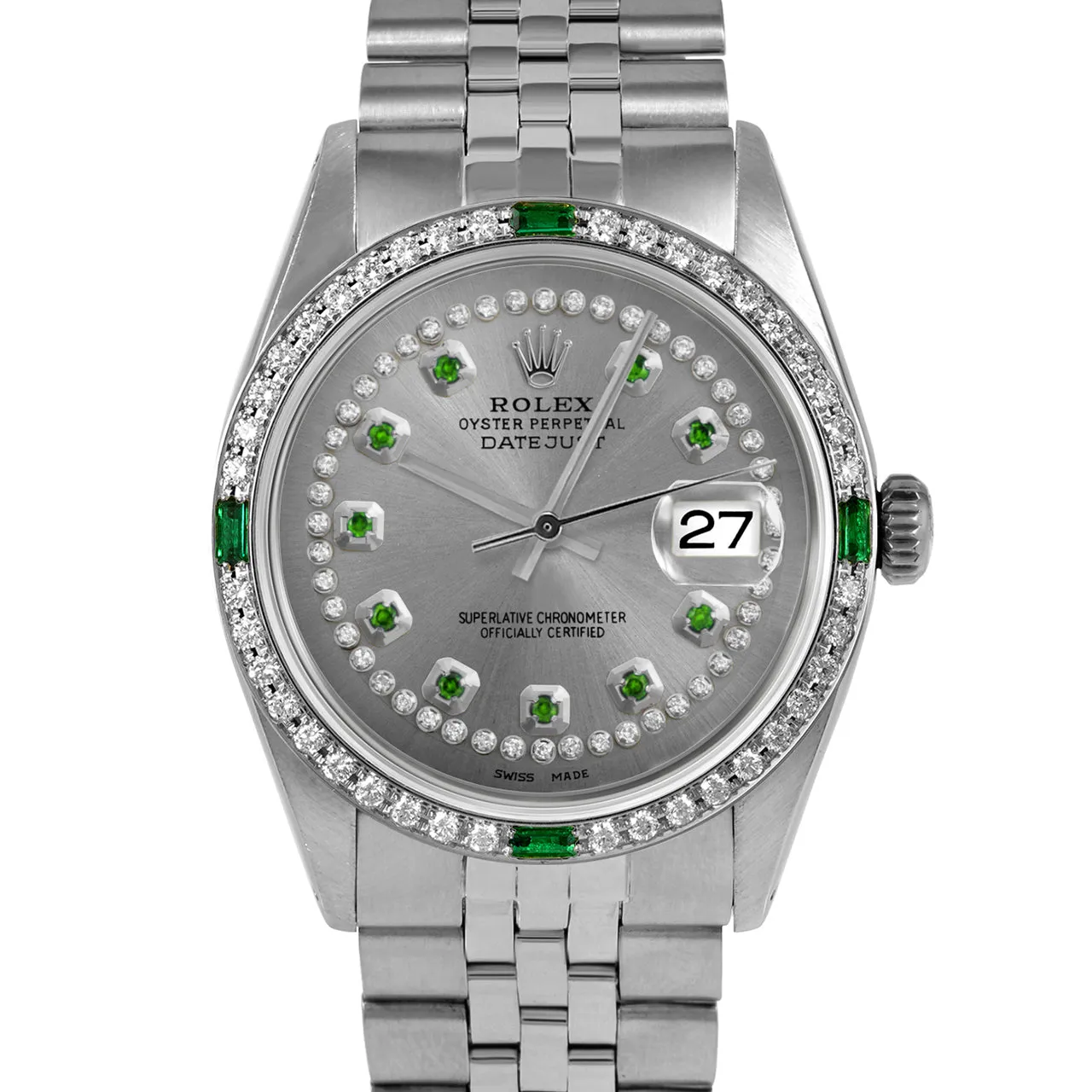 Rolex Datejust 36mm | 1601-SS-SLT-STRE-4EMD-JBL