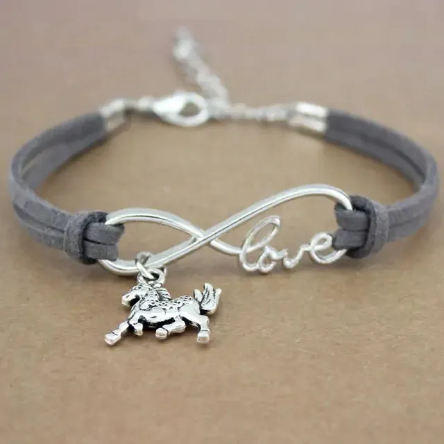 Rope Bracelet With Charms^