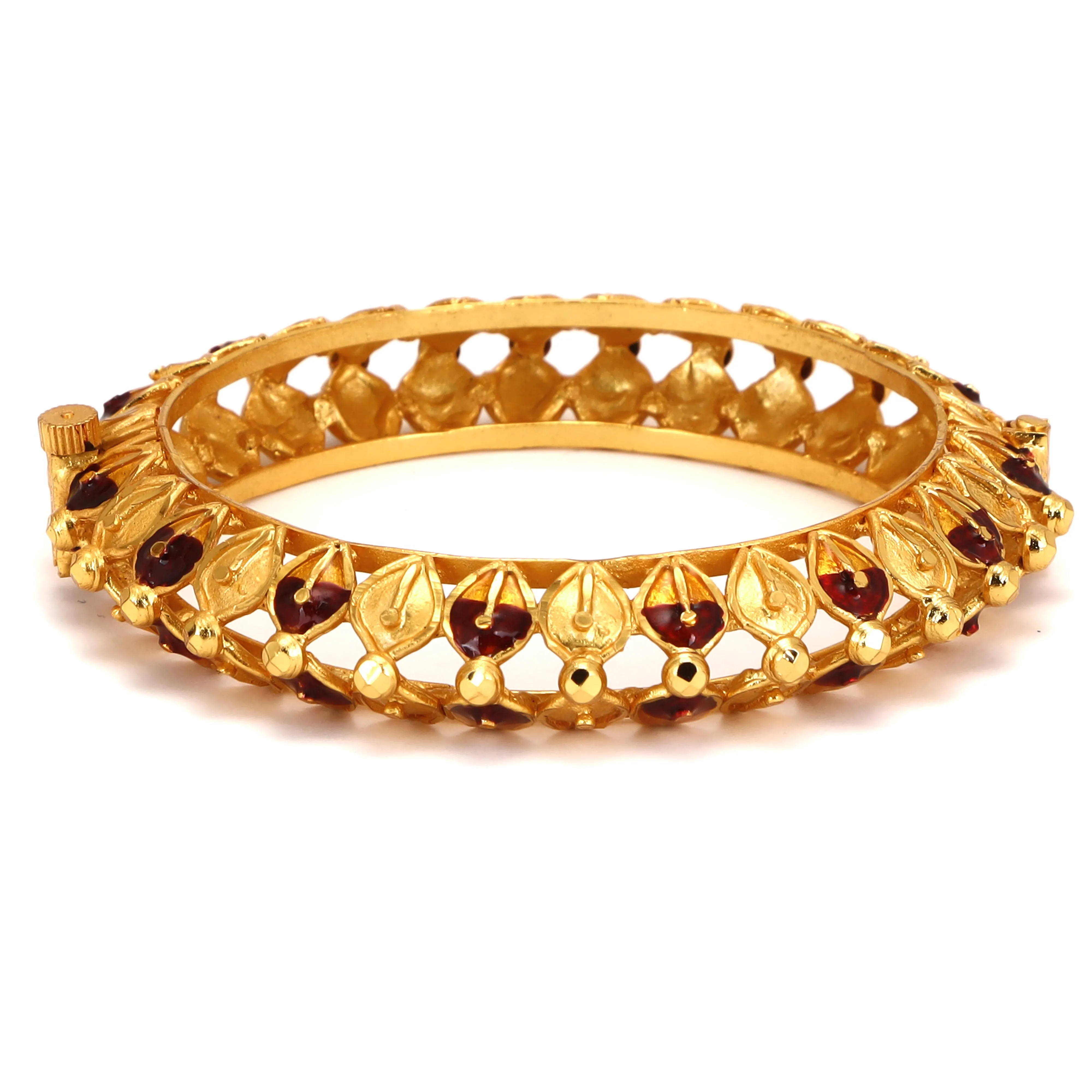 Shikha Kankan - One Piece | 24K Gold Plated Bangles