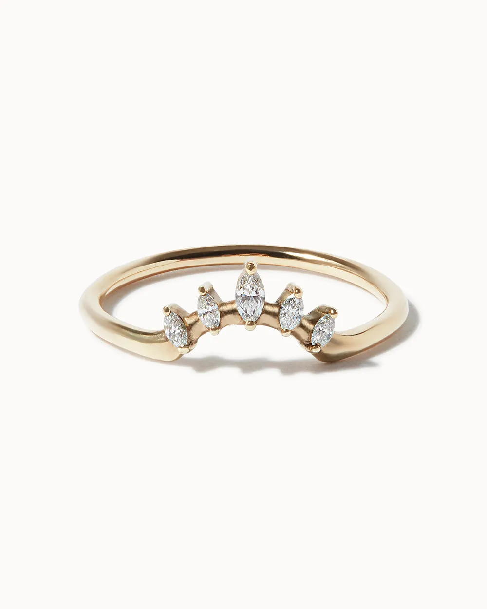 Solid Gold Nesting Diamond Ring