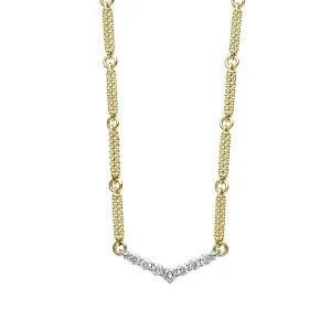 Superfine Diamond Station Necklace