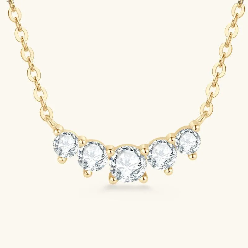 Sweet Smile Premium Moissanite Pendant Necklace