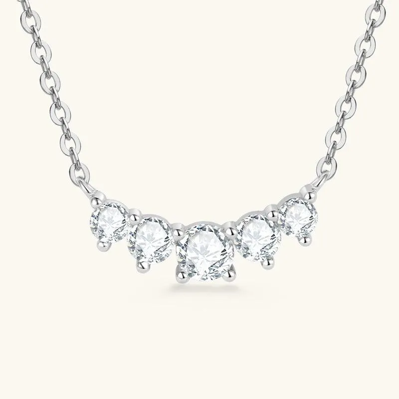 Sweet Smile Premium Moissanite Pendant Necklace