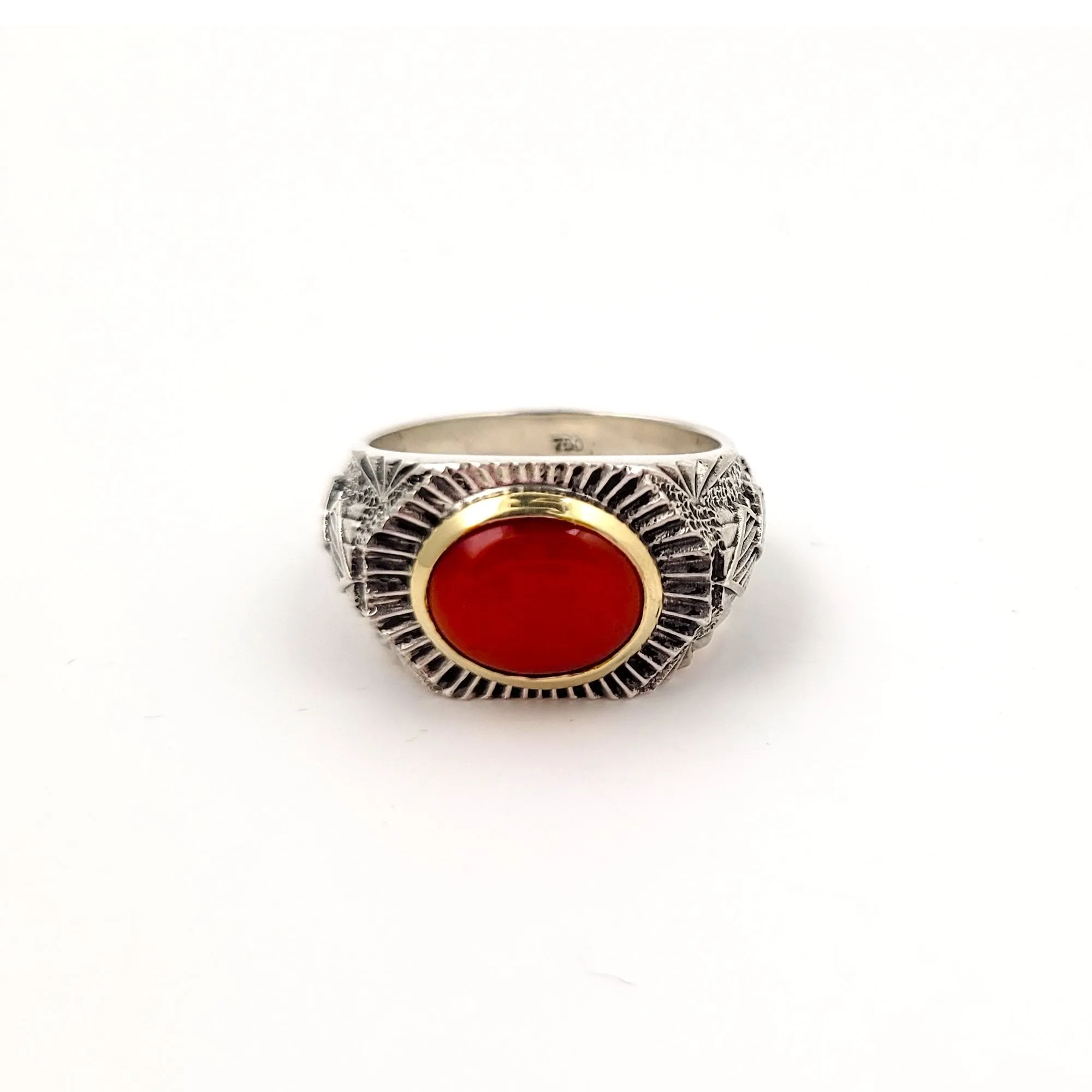 The Empire Red Coral Kingdom Ring