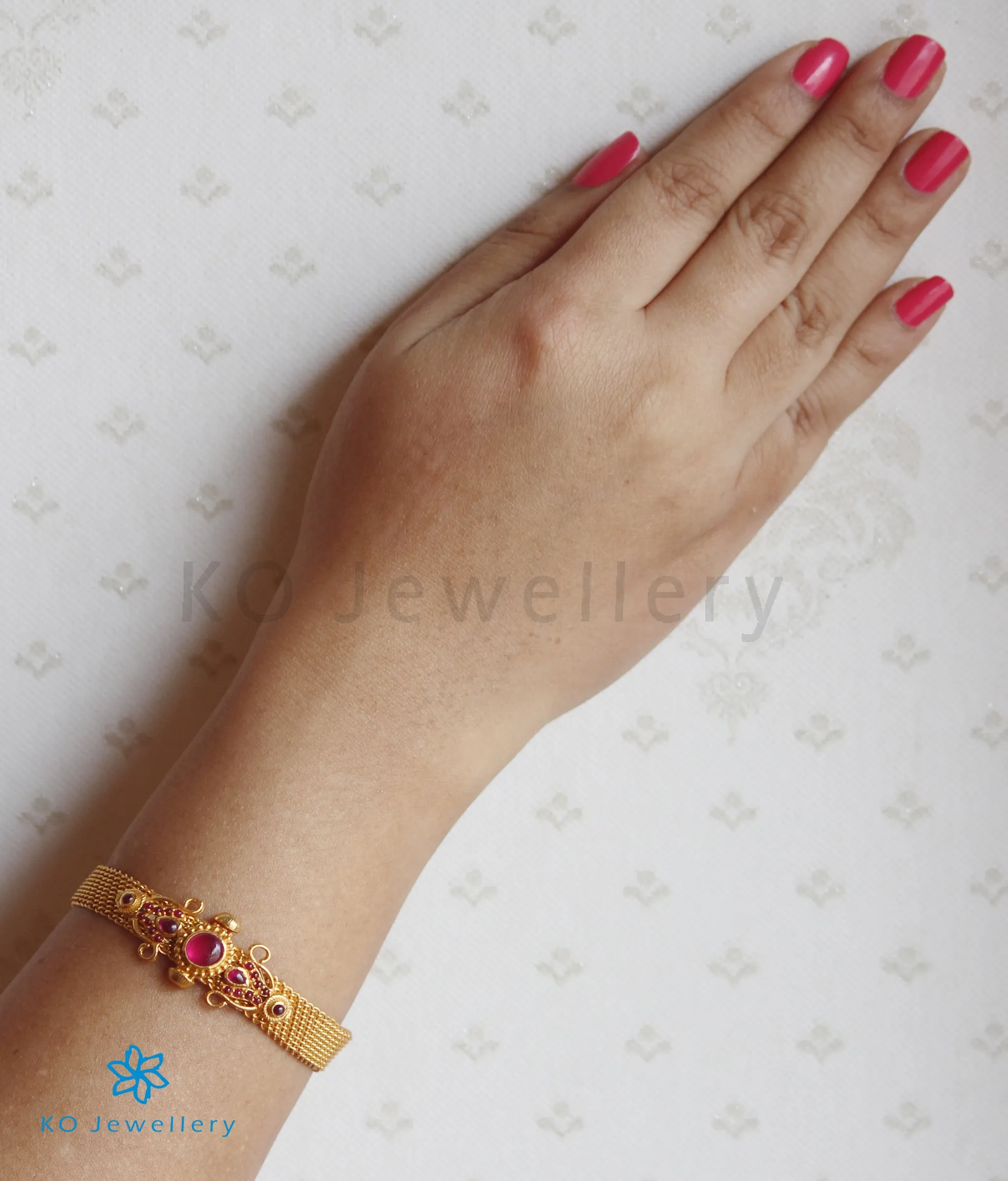 The Poorna Silver Bracelet (Size/2.2/2.4/2.6/2.8)