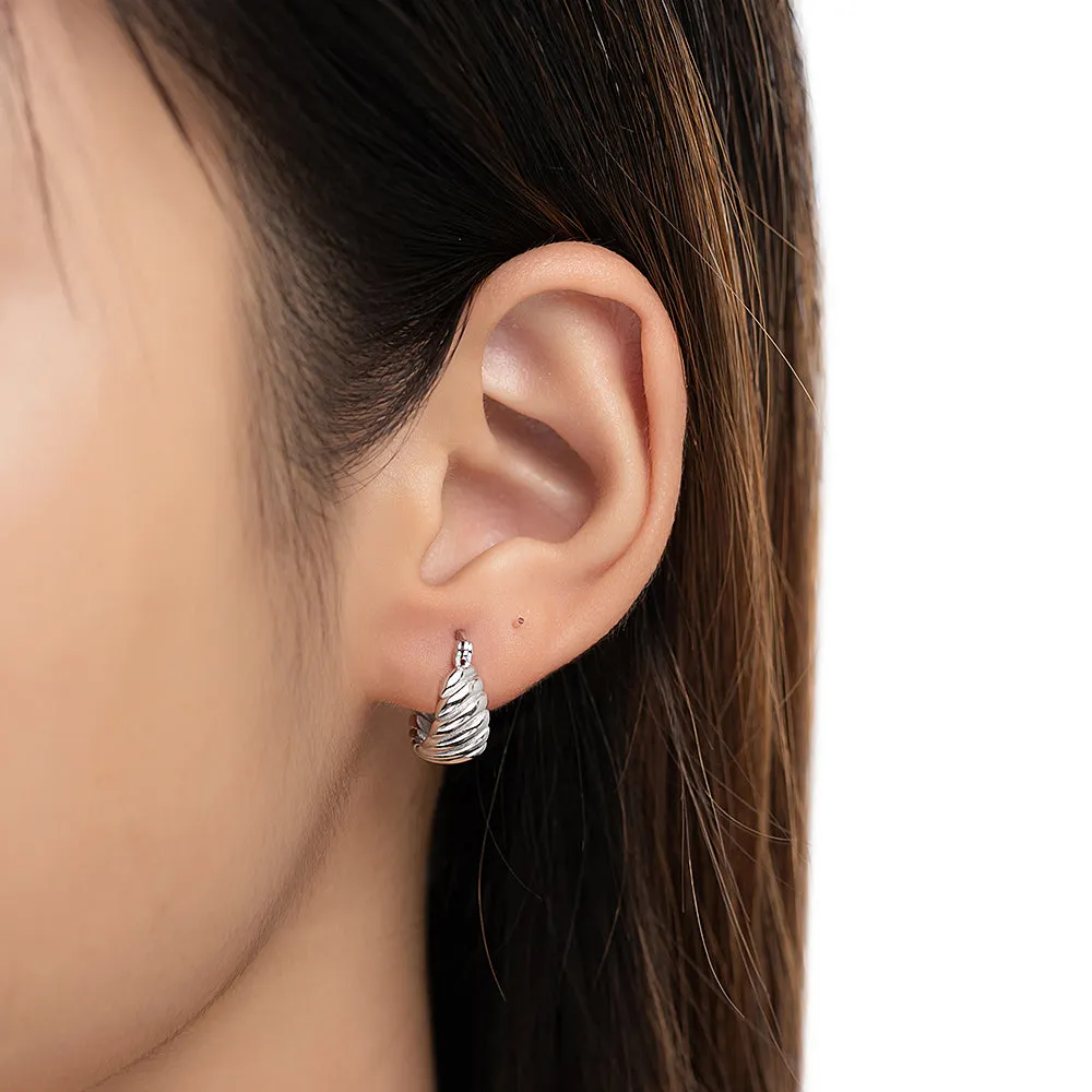 Tidal Huggie Earrings