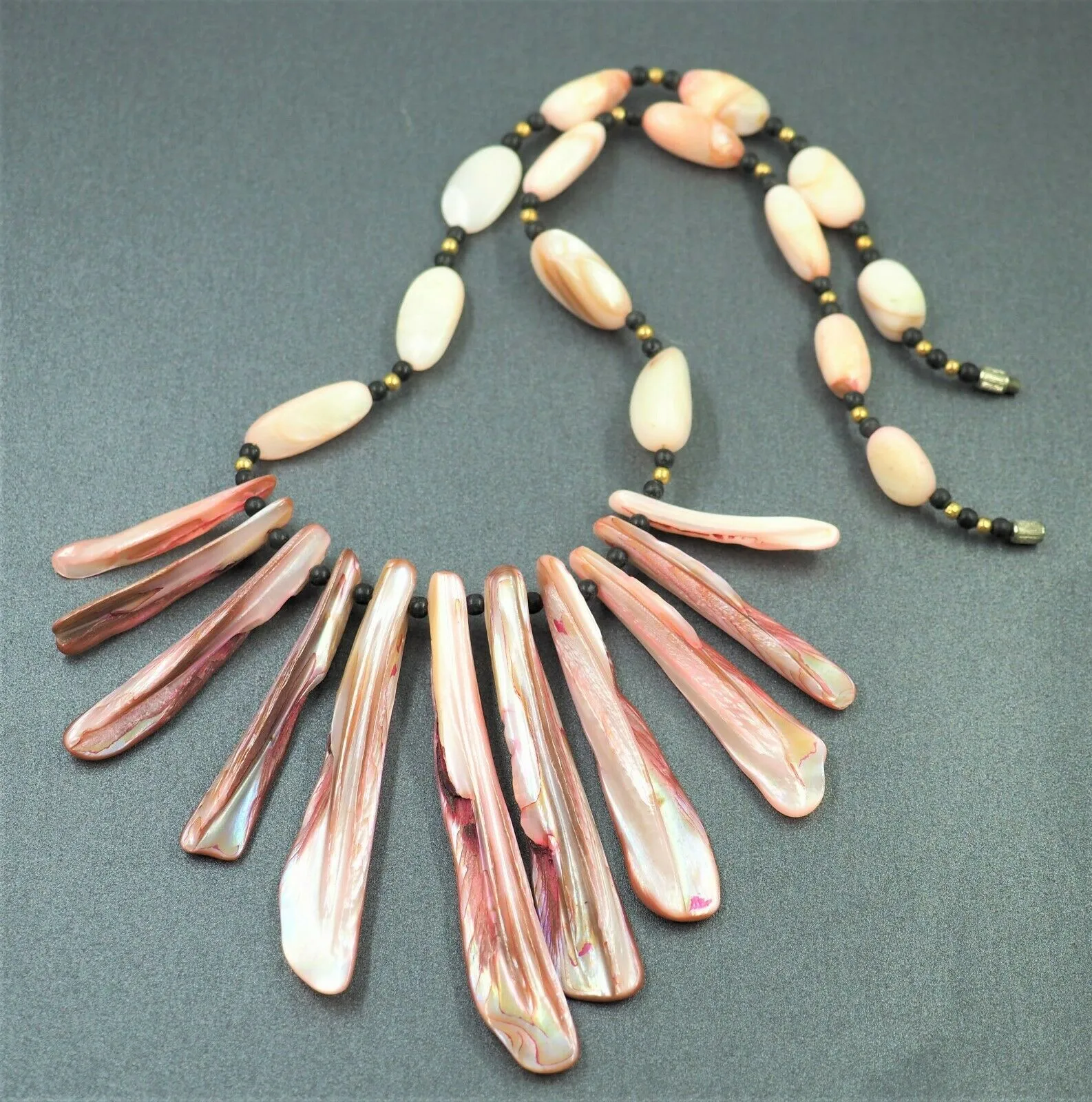 Unique Pink Gemstone Necklace for Sale