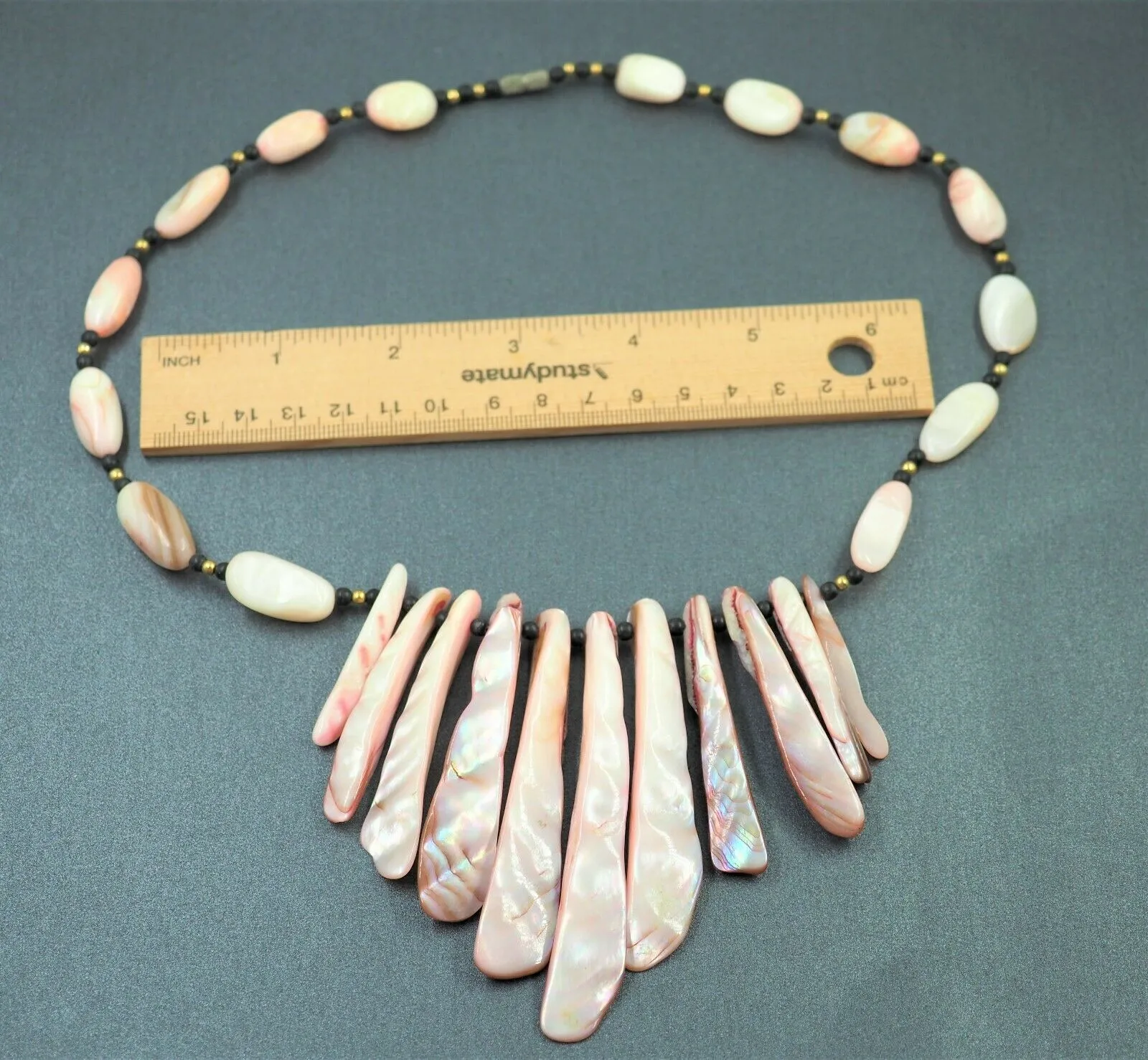 Unique Pink Gemstone Necklace for Sale