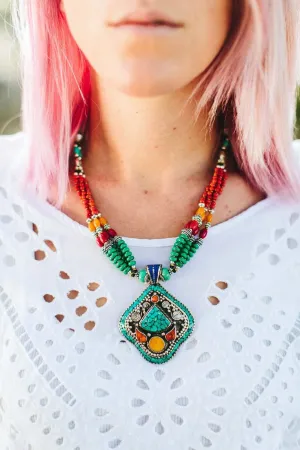 Warming and Balancing Tibetan Necklace