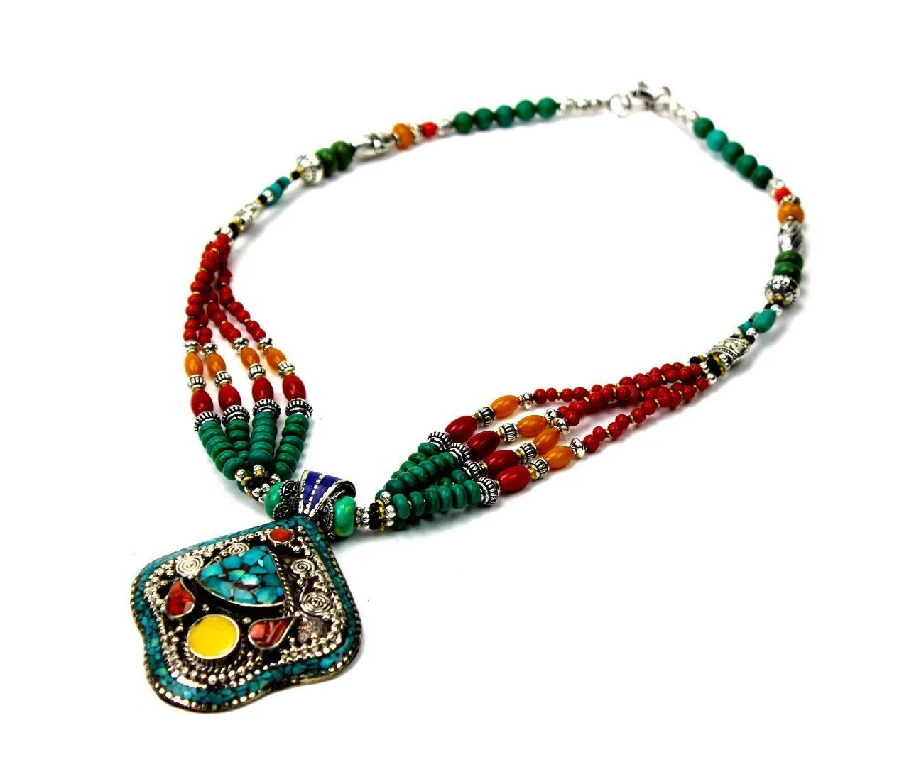 Warming and Balancing Tibetan Necklace