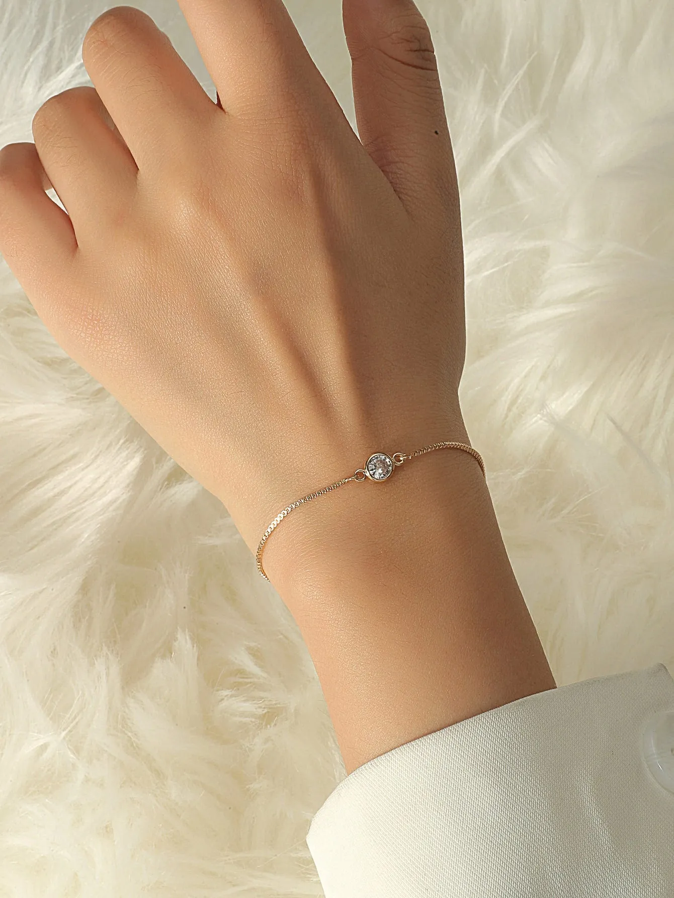 Zircon Decor Bracelet